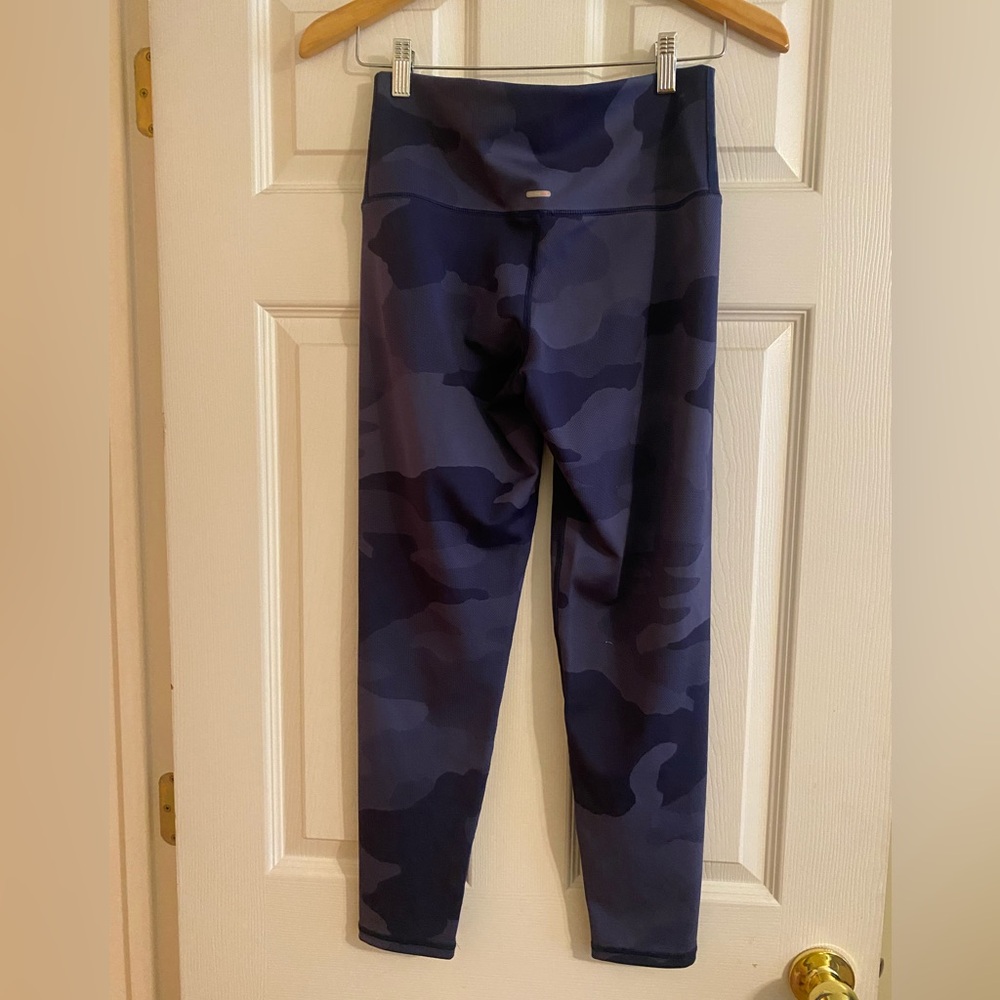 Two Pair Aerie Camouflage Leggings: blue and black - Picture 3 of 8